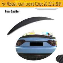 Углеродное волокно задний багажник загрузки спойлер крыло для Maserati GT GranTurismo Coupe 2 двери 2012 2013 2014 Кабриолет крышка автомобиля 2024 - купить недорого