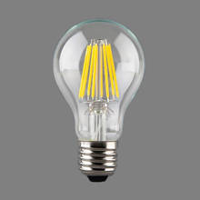 10x E27 светодиодный ная лампа накаливания 10 Вт 230 В 220 В 4 Вт 8 Вт 12 Вт 360 градусов Ретро Свеча светильник Эдисона A60 белый/теплый белый 2024 - купить недорого
