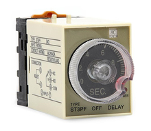 ST3PF Time relay AC220V Power Off Delay Timer Time Relay with Base 8Pin  30S 60S 3M 10M 2024 - buy cheap