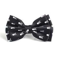 Classic Bow tie for Men Men's Unisex Skull Black Tuxedo Formal Dress Butterfly Knot Party Wedding bowties Cravat Gift 2020 New 2024 - buy cheap