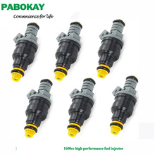 6 pieces x FS CNG 1600cc 160lbs high performance fuel injector 0280150842 0280150846 for Mazda RX7 racing car truck 2024 - buy cheap