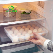 JiangChaoBo Refrigerator Egg Box Household Transparent Crisper Egg Care Kitchen Egg Box Plastic Storage Box 2024 - buy cheap