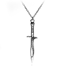 MQCHUN-Colgante de espada de Bolsón, collar Vintage, joyería de película de moda para hombres y mujeres, desolación de Smaug 2024 - compra barato