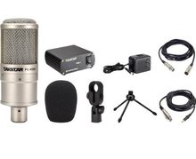 Microfone condensador de gravação profissional takstar-com suporte de fonte de alimentação 2024 - compre barato