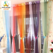 1 PCS/Lot Voile Solid Window Curtain Tulle Fabric Curtains Living Room Sheer Home Decoration Screening Curtains 2024 - buy cheap