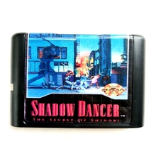 Карта памяти Shadow Dancer, 16 бит, MD, для Sega Mega Drive 2, для SEGA Genesis Megadrive 2024 - купить недорого