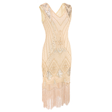Женское винтажное платье с оборками, украшенное бусинами, модель 1920 s, вечернее платье, вечерние платья для женщин, vestidos de fiesta 2024 - купить недорого