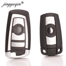 jingyuqin 10pcs 3/4 Button Remote Smart Car Key Shell For BMW 3 5 6 7 Series E90 E91 E92 E60 E61 X1 X3 X4 X5 X6 Key Fob Case 2024 - buy cheap