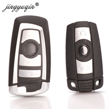 Jingyuqin 10 Uds 3/4 botón remoto funda inteligente para llave de coche para BMW 3 5 5 5 6 6 7 Serie E90 E91 E92 E60 E61 X1 X3 X4 X5 X6 llave Fob 2024 - compra barato