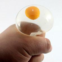1Pc New Hot Fun Splat Egg Venting Ball Squeeze Stress Reliever Venting Ball Toy 2024 - buy cheap