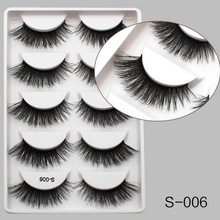 DOCOCER 5 pairs Mink Eyelashes 3D False lashes Thick Crisscross Makeup Eyelash Extension Natural Volume Soft Fake Eye Lashes 2024 - buy cheap