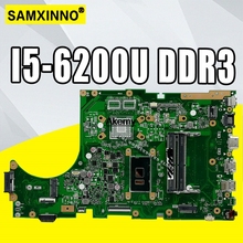 Placa base para ordenador portátil X756UA para For Asus X756UB X756UJ X756U X756UX, placa base de prueba, 100% de prueba oK I5-6200U DDR3 con ranuras RAM 2024 - compra barato