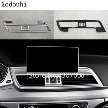 Car Styling Inner Trim Front Middle Air Conditioning Switch Outlet Vent Warning Warn Sign For VW Audi Q5 L Q5L 2018 2019 2020 2024 - buy cheap