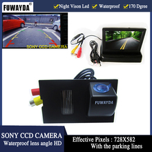 Fuwayda-câmera de visão traseira para carro, ccd hd, sony, com monitor de 4.3 '', câmera automotiva para land rover discovery, range rover sport freelande 2024 - compre barato