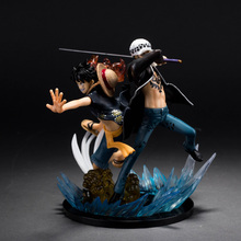 Аниме One Piece Luffy & Trafalgar Law экшн-фигурка Коллекционная модель игрушка 18 см 2024 - купить недорого