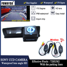 Fuwayda câmera de ré para sony ccd, câmera automotiva sem fio com visão traseira, para toyota camry piquenique echo versão/yaris (ncp93) com linha de guia hd 2024 - compre barato