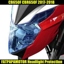 Capa de proteção para farol de motocicleta, honda cb650f cbr650f 2017 2018, acessórios para moto 2024 - compre barato