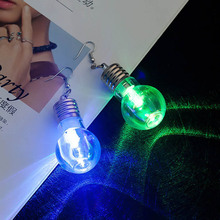 Unique Design Colorful Light Bulbs Drop Earrings For Women Fashion Luminous Dangle Brincos Fun Friends Gifts Party Jewelry 2024 - buy cheap