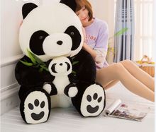 Огромная 70 см Милая панда плюшевая игрушка мягкая кукла обнимающая Подушка игрушка Рождественский подарок w0953 2024 - купить недорого