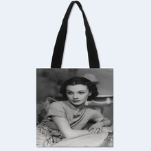Custom Vivien Leigh printing shoulder bag canvas tote bag shopping travel bags book handbag Two sides printed custom logo 2024 - buy cheap