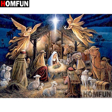 HOMFUN Full Square/Round Drill 5D DIY Diamond Painting "Religious figure" Embroidery Cross Stitch 3D Home Decor A10381 2024 - buy cheap