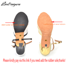 The Rubber Outsole For Latin dance shoes Ballroom dancing shoes Tango ballroom Dance Shoes 2024 - buy cheap