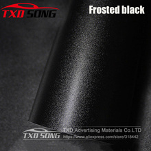 7 Sizes Matt Frosted Black Vinyl Car Decal Wrap Sticker Black Matt Film Wrap Retail For HOOD Roof Motorcycle Scooter 2024 - buy cheap