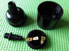 E27 bakelite lamp holder E27 black lamp socket 100pcs per lot 2024 - buy cheap