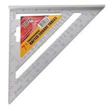 Régua de medição de carpinteiro quadrado, 2018 7 "ferramenta de layout triângulo transferidor 2024 - compre barato
