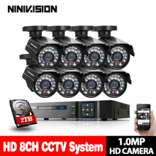 HD Wireless 3G USB CCTV home security video DVR surveillance system 8CH 1080p NVR KIT DVR 720P outdoor security Camera system 2024 - buy cheap