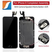 AAA+++ Full Assembly For iPhone 6 6S Plus LCD With Camera Home Button Completed For iPhone 5S Screen Replacement Display 2024 - buy cheap