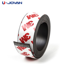 1 Meter 20*1 mm self Adhesive Flexible Magnetic Strip Rubber Magnet Tape width 20mm thickness 1mm 2024 - buy cheap