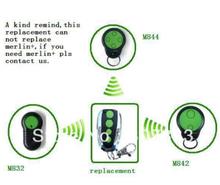 Merlin M832 M842 M844 garage door 230t 430r replacement remote control Very good 2024 - buy cheap