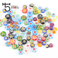 6 8 10mm Colorful Handmade Glass Lampwork Beads Material For Jewelry Diy Crafts Perles  Flat Round Spacer Beads Wholesale Q602 2024 - buy cheap