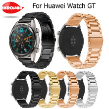 Pulseira de metal de 22mm, pulseira de aço inoxidável para samsung galaxy 46mm, xiaomi, huami, amazfit 2, amazfit stratos 2, band gt 2024 - compre barato