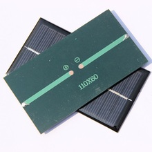 BUEHSHUI-Mini Módulo de célula Solar, 1W, 6V, Panel Solar policristalino, estudio, 110x60x3MM, 10 unids/lote 2024 - compra barato