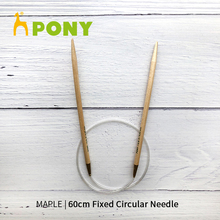 1 Piece Pony Maple 60 cm Fixed Circular Knitting Needle 2024 - buy cheap