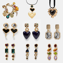 Wholesale JUJIA Boho Gold Metal Drop Dangle Earrings Women Geometric Statement Earrings Party Jewelry Female Bijoux 2024 - buy cheap