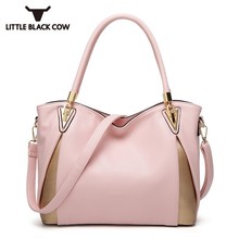 Fashion PU Leather Women Handbags New Korean Large Capacity Shoulder Bag Female Solid Red Sweet Tote Simple Top-Handle Hand Bags 2024 - buy cheap