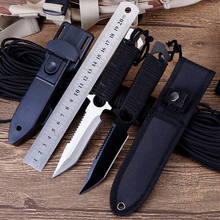CS COLD Fixed Blade Knife Tactical Survival Paratrooper Leggings Diving Hunting Knife Stainless Knives with Plastic Scabbard 2024 - buy cheap
