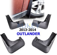 Front Rear Molded Car Mud Flaps For Mitsubishi Outlander 2013 2014 2015 Mudflaps Splash Guards Mud Flap Mudguards Fender 2024 - buy cheap