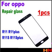 Tela de lcd original para oppo, r11, r11plus, r11s, r11splus, lente de vidro frontal, peças para reparo, substituição de lente de vidro exterior, 1 peça 2024 - compre barato