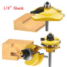 3pcs 1/4" Shank Ogee Rail & Stile Raised Blade Cutter Panel Cabinet Door Router Bit Set  Wood Cutter Tool 2024 - buy cheap