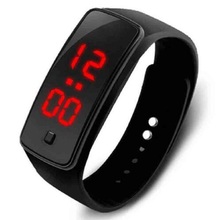 Цифровые светодиодные спортивные часы для мужчин и женщин, повседневные наручные часы с силиконовым ремешком, мужские часы, мужские часы 2024 - купить недорого