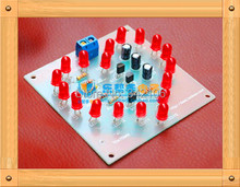 Free Shipping!!!  Heart-shaped flashing electronic production suite / Teaching Training Kit (parts) 2024 - buy cheap