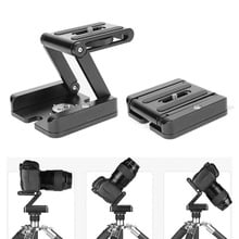 Metal Z Folding Desktop Tripod Head Slide Camera shoot Rack Portable Quick Release Plate 1/4 screw For canon nikon DSLR camera 2024 - buy cheap