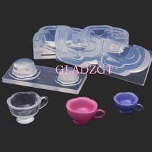 GLADZGT Child +mother mold Transparent DIY Three-dimensional cup Mold Mould Jewelry Making Tools epoxy resin molds 2024 - buy cheap