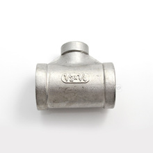 MEGAIRON 1/2"X1/4"X1/2" Female Tee Threaded Reducer Pipe Fittings F/F/F Stainless Steel SS304 2024 - buy cheap
