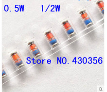 Free shipping  200pcs ZMM6V8   LL34  6.8V  0.5W  6.8V  1/2W   6V8  Zener diode 2024 - buy cheap