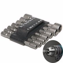 14pcs Power Nut Driver Set Black Case Dual Metric & Standard 1/4" Shank Screwdrivers Nutdrivers Nut Driver Socket Bits Drill 2024 - buy cheap